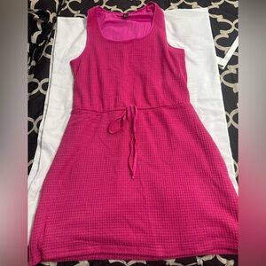 SHEIN Fuchsia Sleeveless Mini Dress